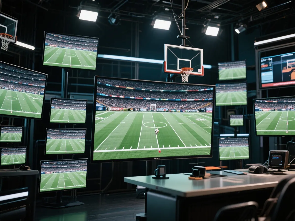 足球篮球赛事直播场景